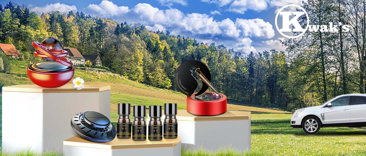 Solar car air freshener