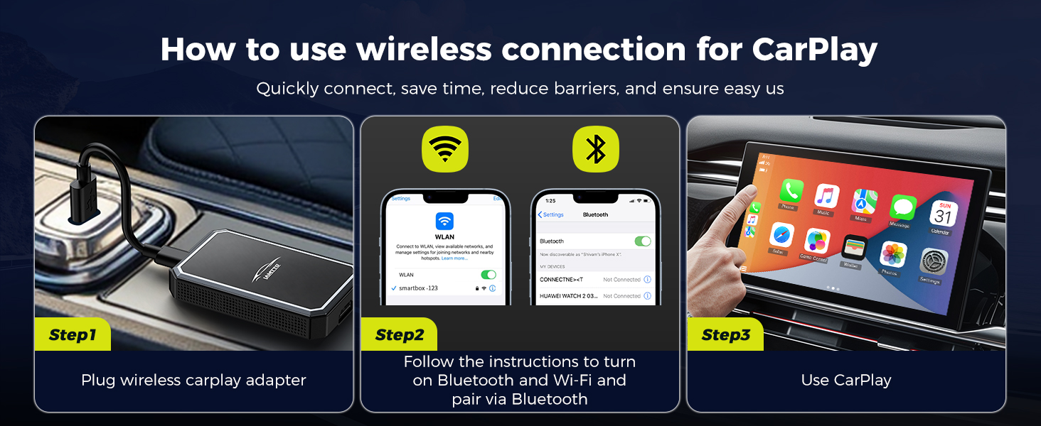 bluetooth apple carplay adapter