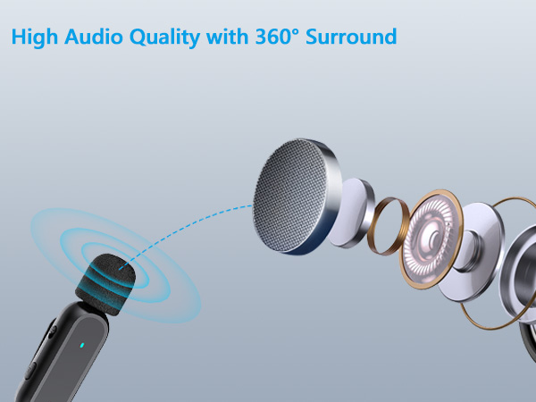 wireless lavalier microphone