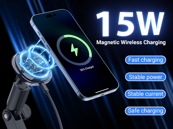 Magnetic Wireless Cup Charging Holder