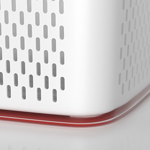 Heightened padded colander