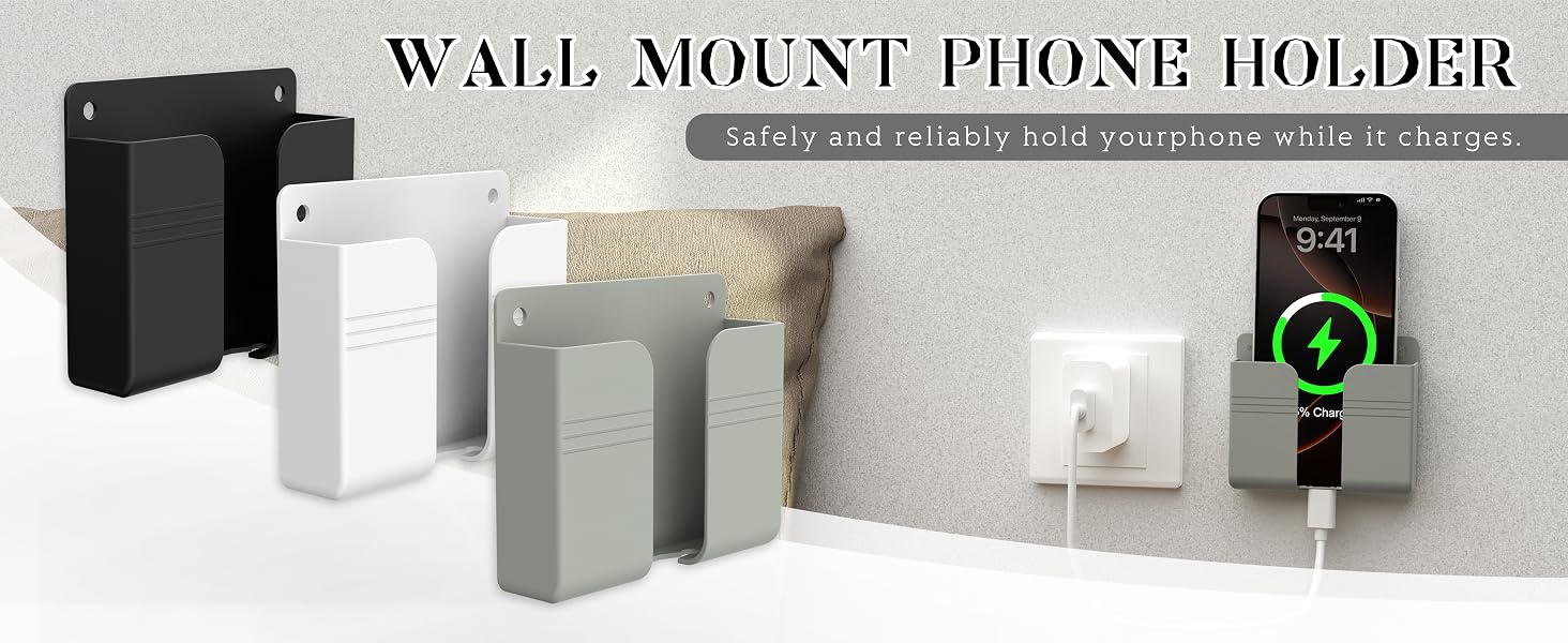 wall mount phone holder