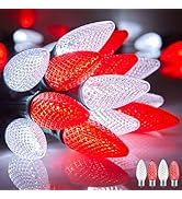 100 Feet Commercia Led Outdoor Christmas Lights, Waterproof C9 Christmas String Lights with 100 C...
