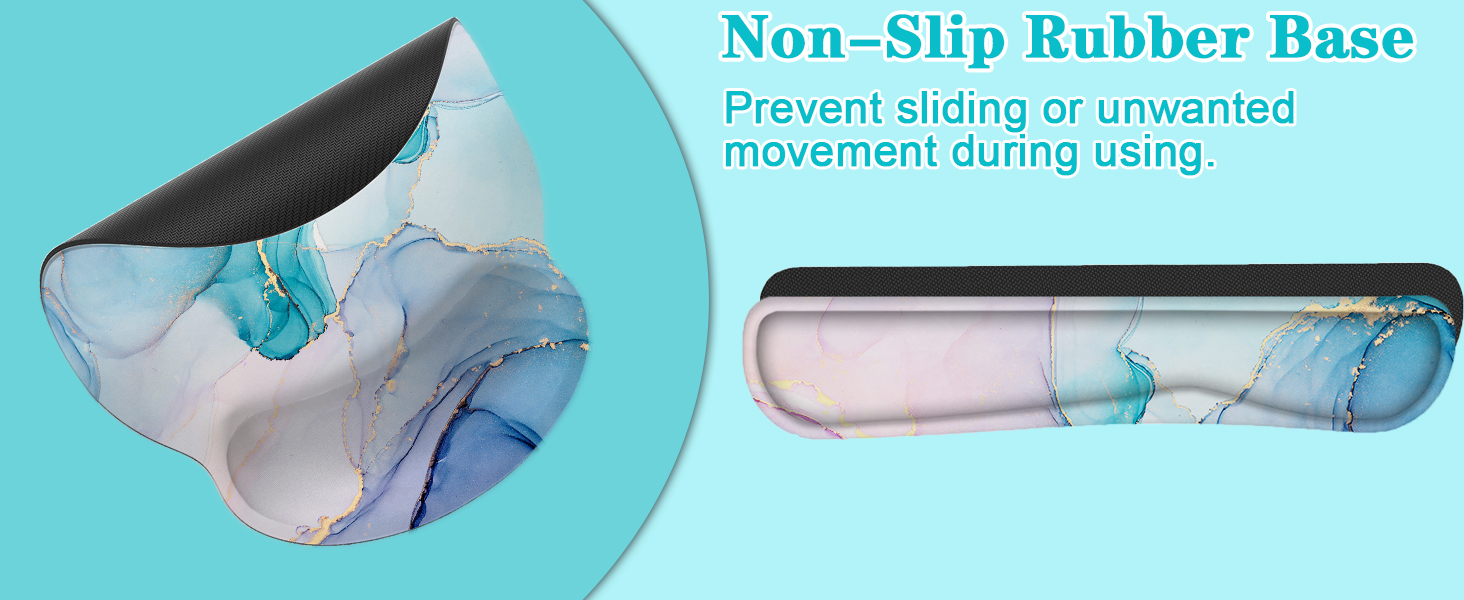 mouse pad with wrist support