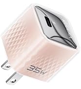 Kuulaa USB C Charger Block 35W iPhone Charger Fast Charging GaN PPS Compact Wall Chargers Block, ...