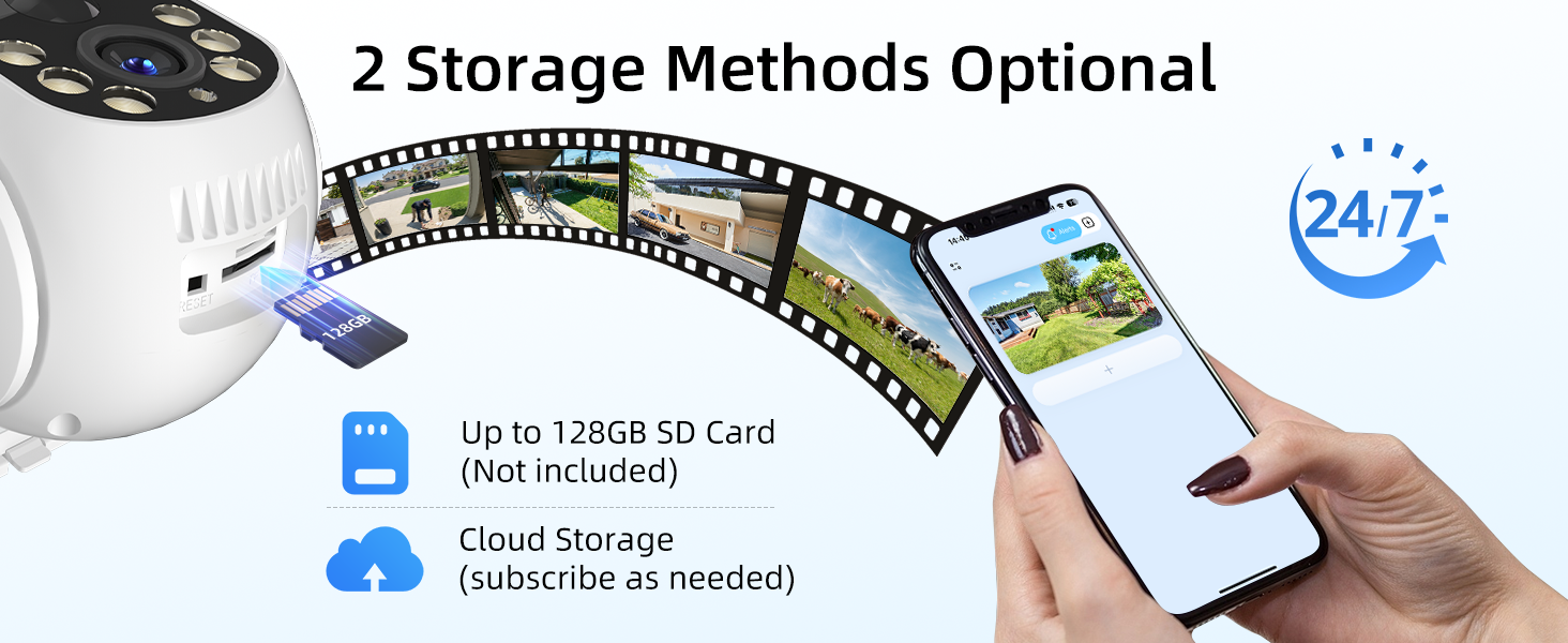 2 storage methods optional