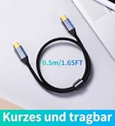 USB C to USB C 3.1 Cable 6.6FT, 10Gbps USB 3.1 Gen 2 Cable, 4K@60Hz Monitor Cord and 100W Fast Ch...