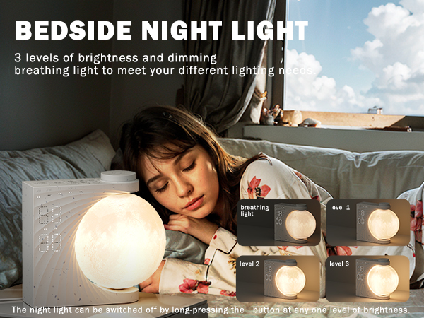 alarm clock with light