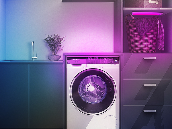 LEPOTEC RGB light for laundry room