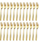 24 Pieces Dinner Forks Set (8 inch), Unokit Stainless Steel Dinner Forks Set of 24, Flatware Fork...
