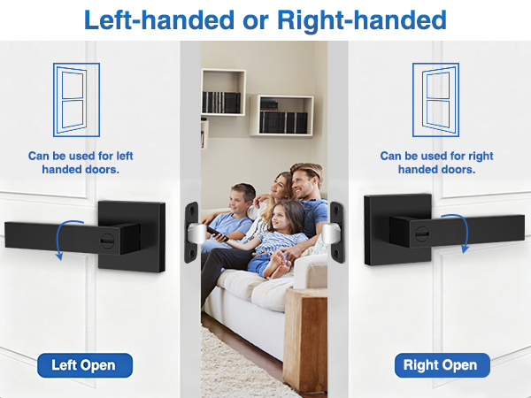 black door lever