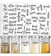FYY Home Organization Labels,168PCS Food Label Stickers, Preprinted Label Stickers for Kitchen Pa...