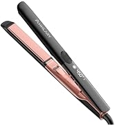 Annlary Hair Straightener, 1 Inch Flat Iron Straightener and Curler 2 in 1, Professional Ceramic ...