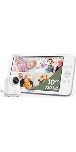 bonoch Baby Monitor Mount for BBM01/ BBM02/ BBM03/14 Crib Camera Holder Wall Mount Flexible Twist Ve...
