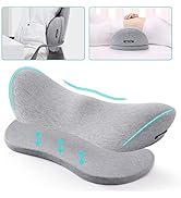 Lumbar Support Pillow for Bed &amp; Seat Lower Back Pillow for Sleeping Office Chair Back Support Cus...