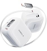 TORRAS FlexLine 40W for iPhone 16 Charger, Dual-Port USB C Charger Block with Retractable Cable, ...