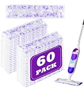 60 Count Power Mop Pads Refills for Swiffer PowerMop Multi-Surface Mopping Pad Disposable Replace...