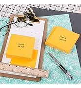 Eagle Sticky Notes,Golden Yellow Colour 3x3 in, Self-Stick Notes for Office, School, Home, DIY Pr...