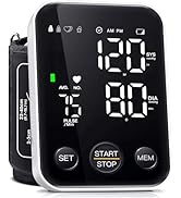 Oklar Blood Pressure Monitor Upper Arm Monitors for Home Use BP Machine Sphygmomanometer with 2x1...