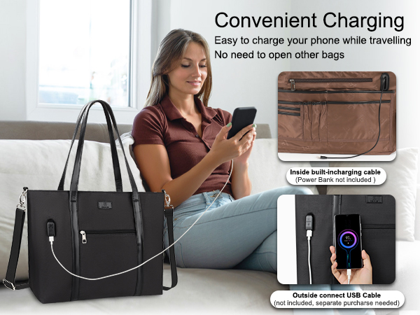 Laptop Bag with USB Charging Port
