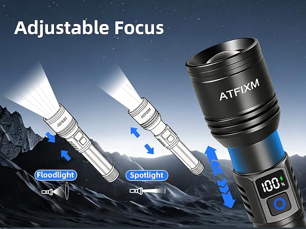 Rechargeable Flashlights High Lumens-4