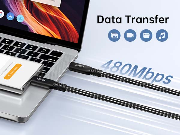 extra long usbc charging cable long usbc to usbc cable usb c cable 20ft