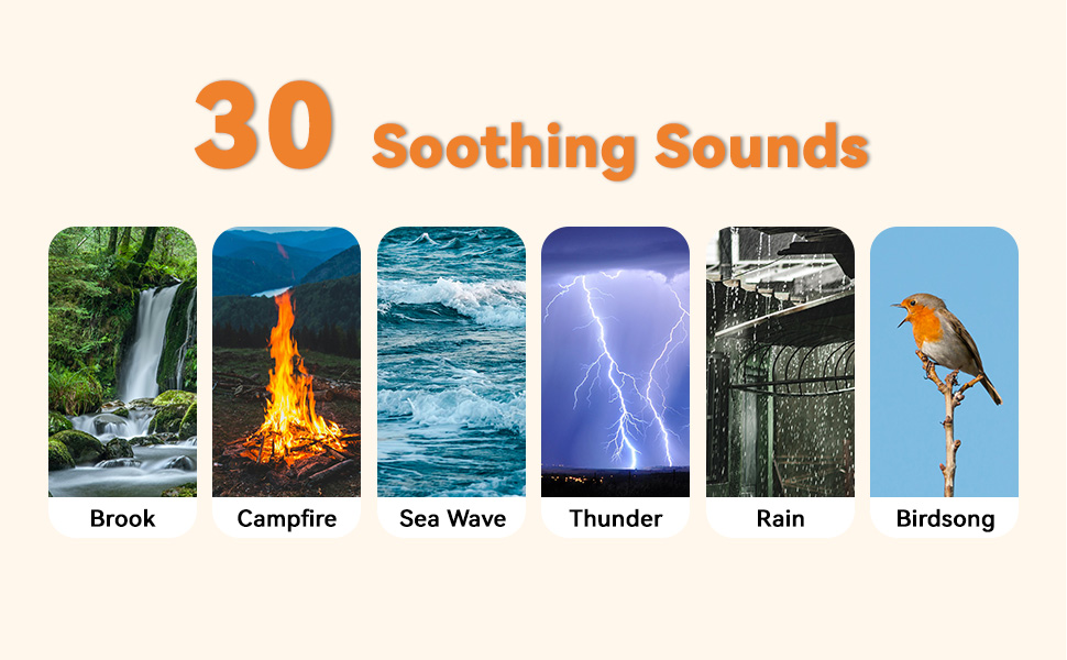 30 Soothing Sounds