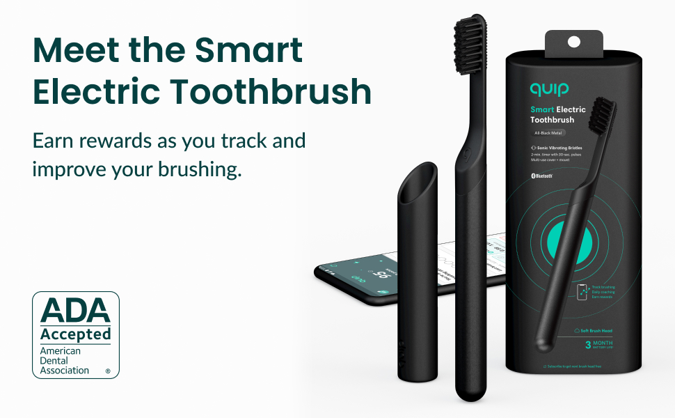 Meet the Rechargeable Electric Toothbrush. Simple and sleek.