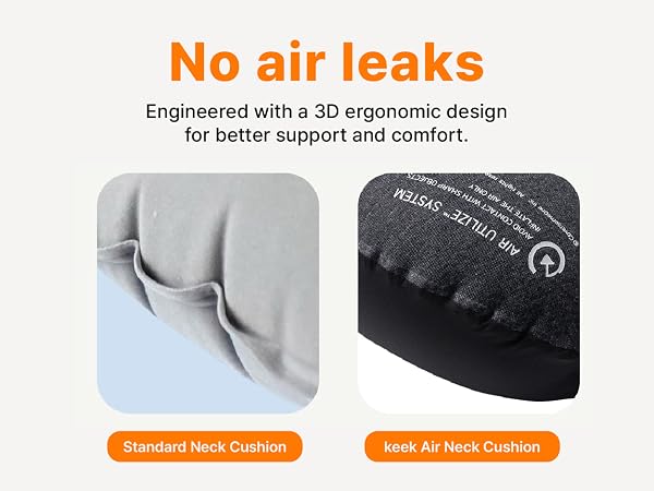 no air leaks