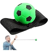 1pc Green Wrist Return Ball - Adjustable Bounce Back Balls with String, Rubber Elastic Rebound Ba...