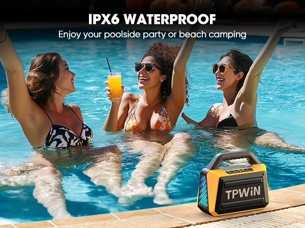 IPX6 waterproof