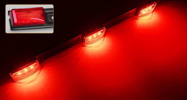 14.2inch 9 LED Marker Tail Trailer Light Bar
