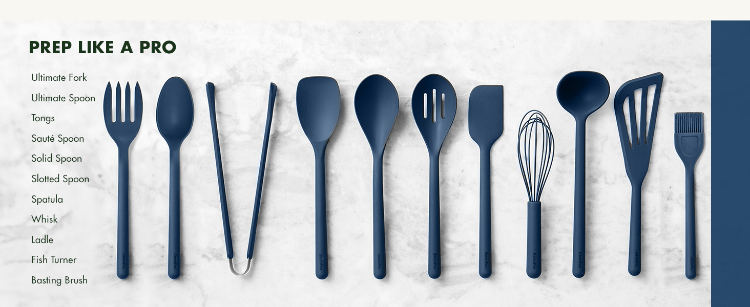 GreenPan, Ceramic Nonstick, PFAS-Free, Non-Toxic, Utensils, Accessories
