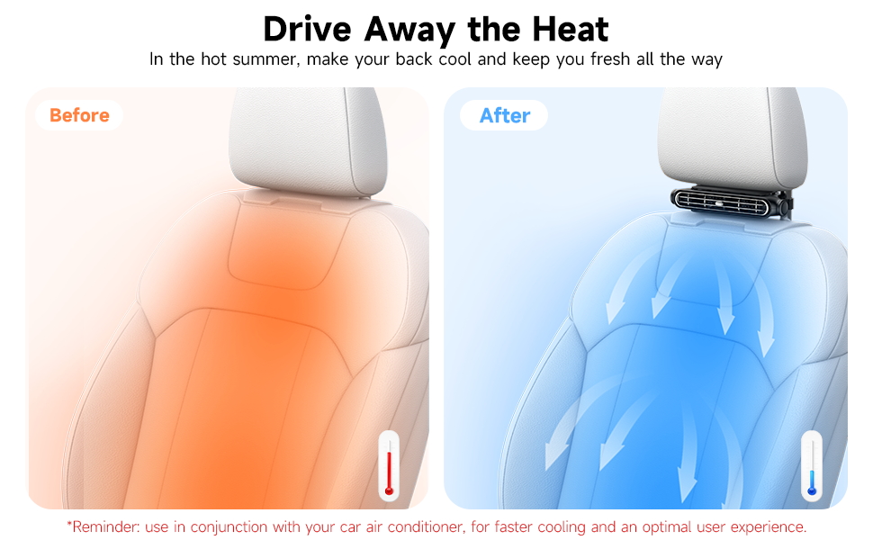 Car Seat Fan