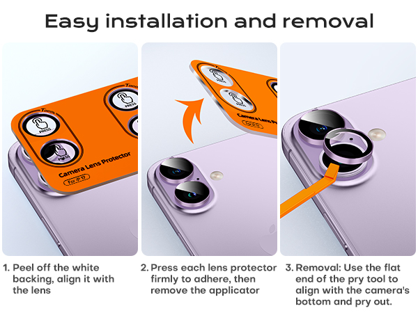 iPhone 17 lens camera protector