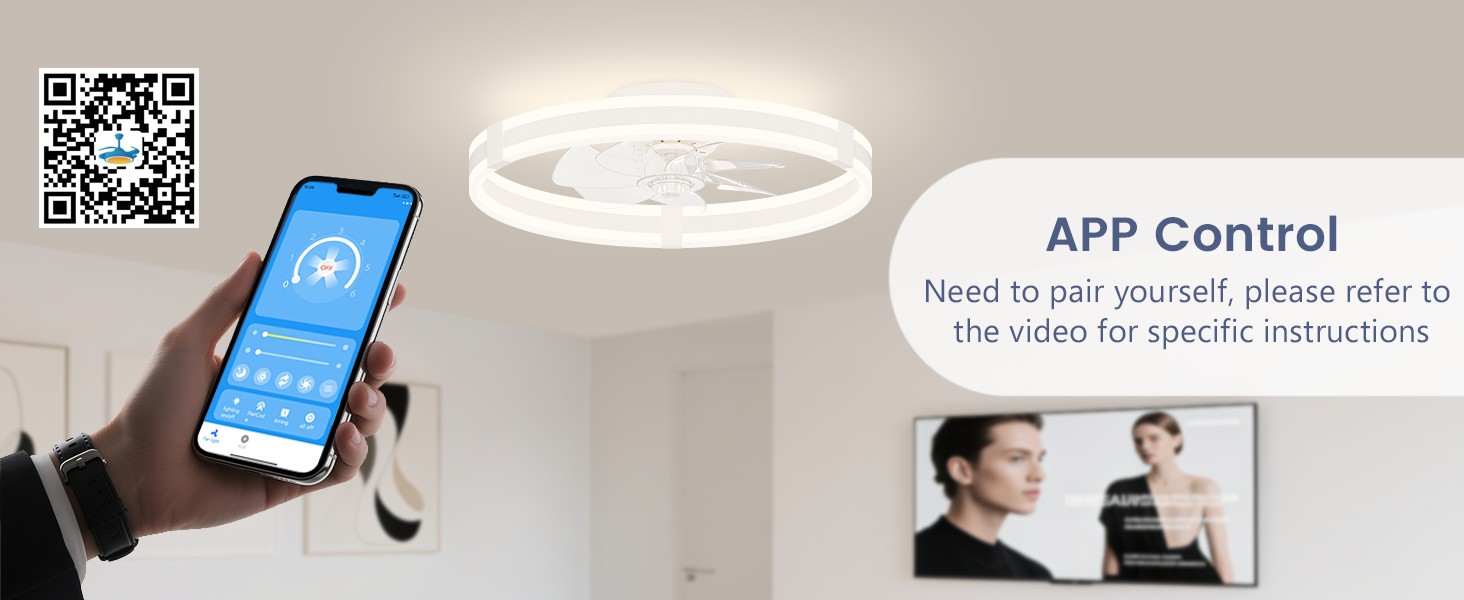 bluetooth ceiling fan fan ceiling with light indoor