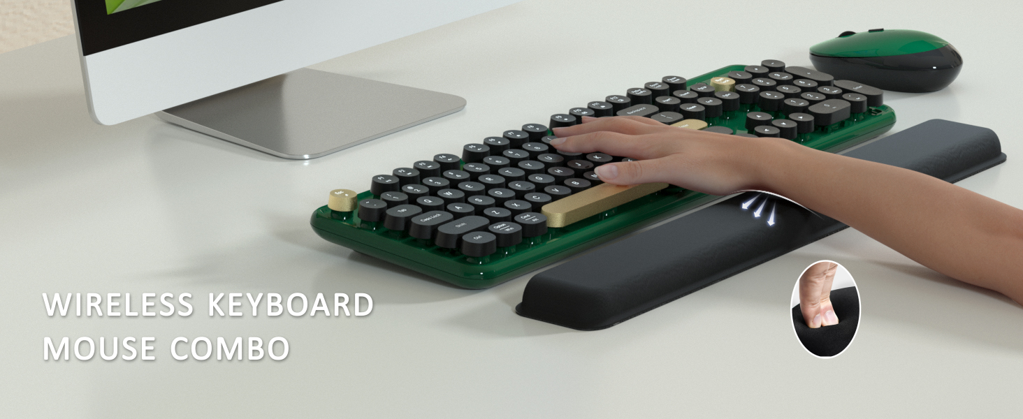 colorful keyboard and mouse wireless