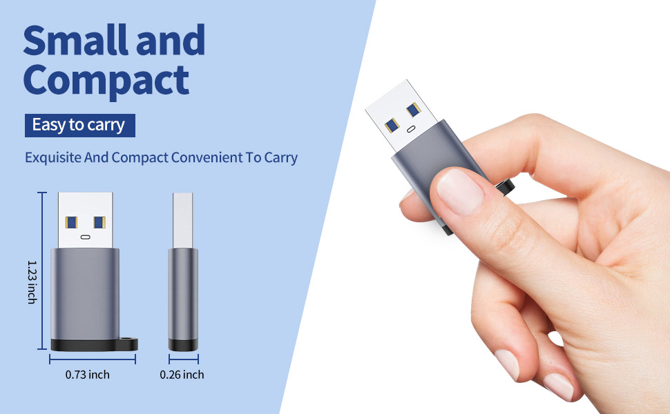 USB C Female to USB Male Adapter