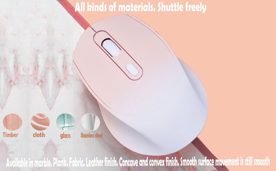 Wireless Gradient Color Rechargable Mouse ,