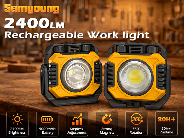 Rechargeable work light