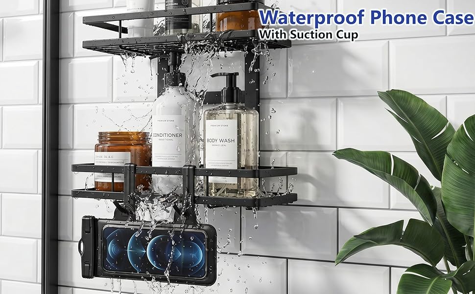 shower organiser, shower storage, shower rack hanging, shampoo holder, shower accessories