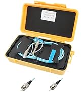 WSOLDMA Fiber Optic OTDR Launch Cable Box, FTTH Test Tool, OM3 Multimode, Dead Zone Eliminator