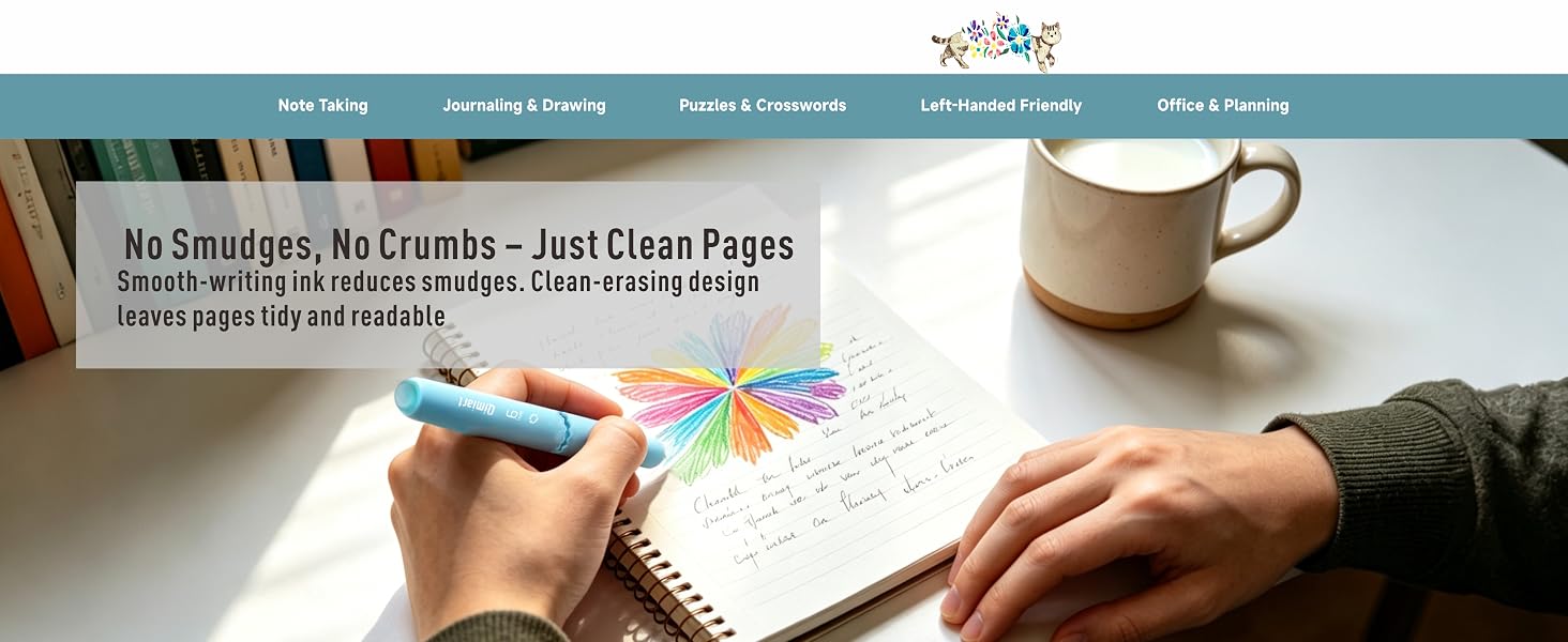 No Smudges, No Crumbs – Just Clean Pages