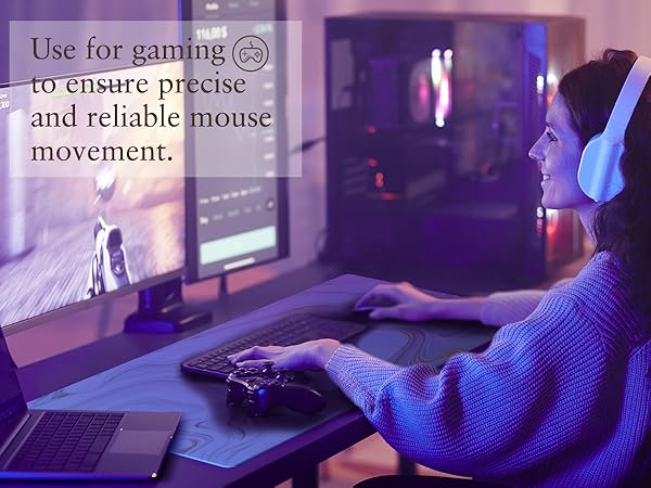 Use for gaming to ensure precise and reliable mouse movement.