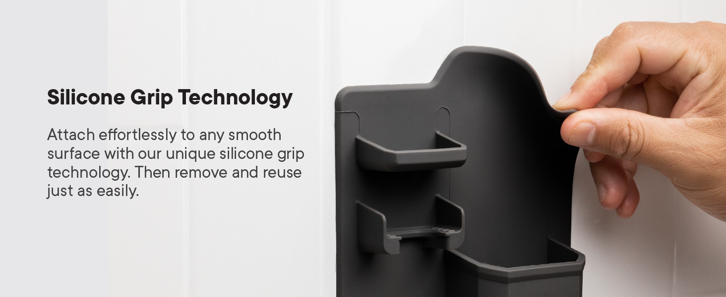 The Ultimate Silicone Shower Organizer.