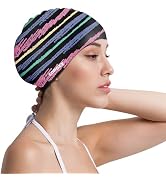 COPOZZ Stylish Silicone Swim Cap for Women – Comfortable, Durable, and Hair-Protecting Design