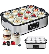 Automatic Yogurt Maker 2160ml Digital Yogurt Maker Machine with 12 Jars Adjustable Temperature 48...