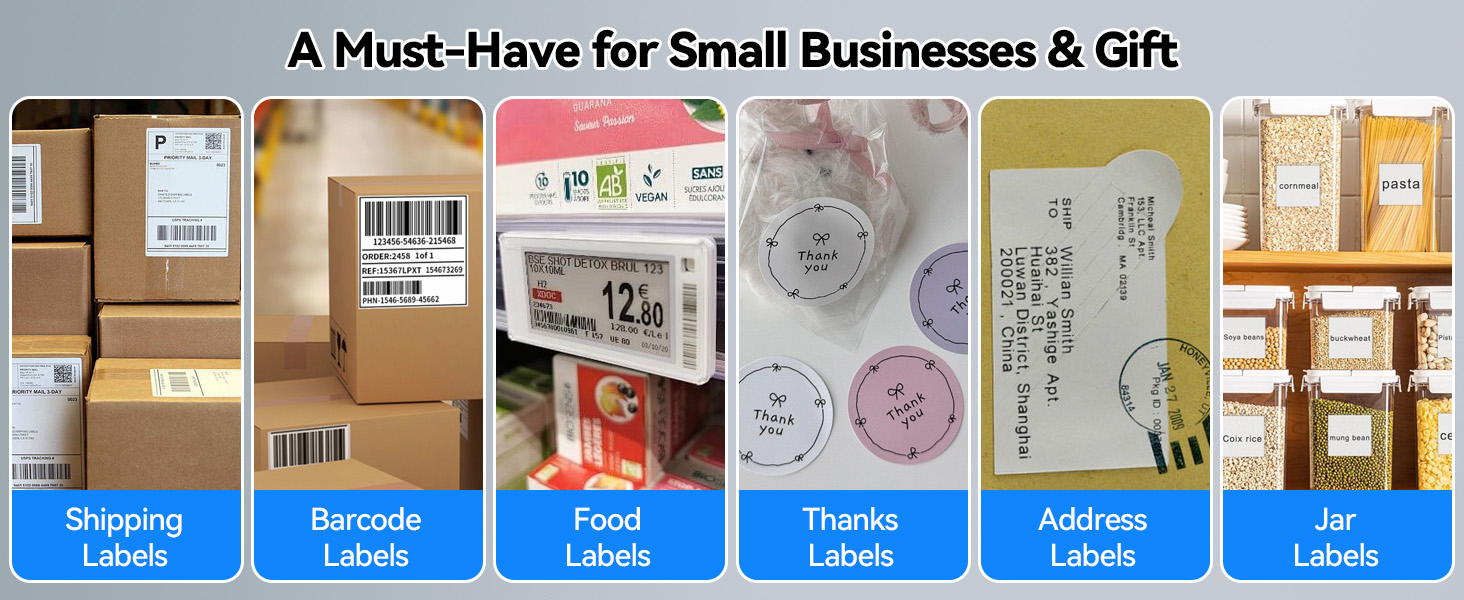 Bluetooth Thermal Shipping Label Printer