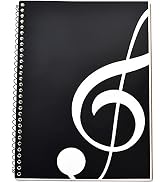 MOREYES Music Notebook Composition Manuscript Staff Notebook with 100 Pages 10.24x7.5 inch/26x19c...