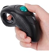 welspo Wireless USB Handheld Finger Trackball Mouse with Laser Pointer